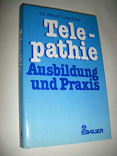 Imagen de archivo de Telepathie Ausbildung und Praxis a la venta por medimops