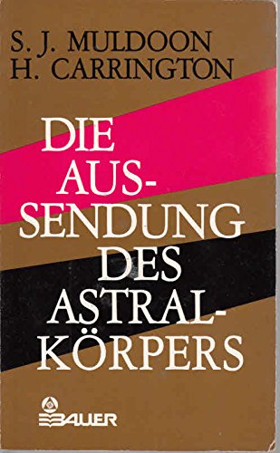 Imagen de archivo de Die Aussendung des Astralkrpers a la venta por medimops