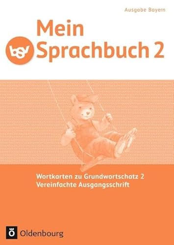9783762705130: Mein Sprachbuch 2. Jahrgangsstufe. Bibu Br geht in die Wrterschule. Ausgabe Bayern: Wortkarten zum Grundwortschatz 2