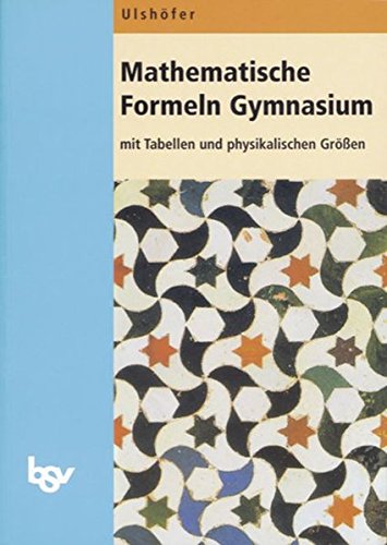 Beispielbild fr Mathematische Formeln Gymnasium Baden-Wrttemberg zum Verkauf von rebuy recommerce GmbH