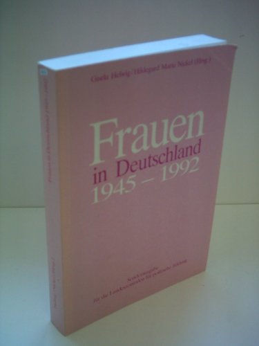 9783763218110: frauen_in_deutschland,_1945-1992