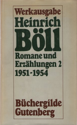 Imagen de archivo de Werke, Band 2: Romane und Erzhlungen 1951-1954 a la venta por Versandantiquariat Felix Mcke