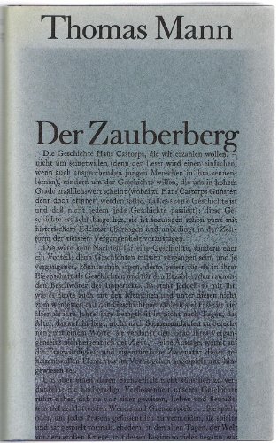 Stock image for Der Zauberberg for sale by medimops