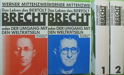 Stock image for Das Leben des Bertolt Brecht oder Der Umgang mit den Weltrtseln, Zwei Bnde for sale by medimops