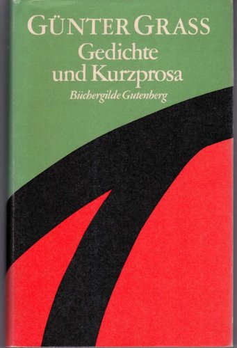 Beispielbild fr Gedichte und Kurzprosa. zum Verkauf von Bojara & Bojara-Kellinghaus OHG
