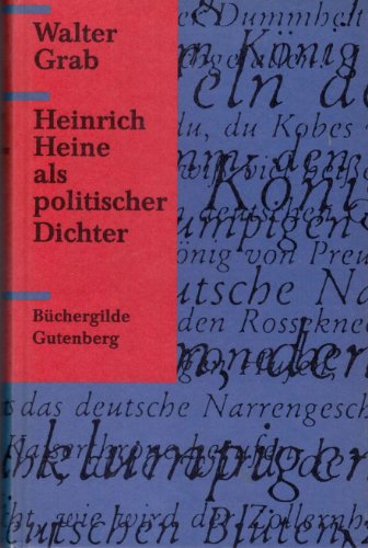 Beispielbild fr Heinrich Heine als politischer Dichter zum Verkauf von medimops