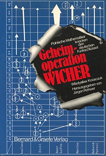 Imagen de archivo de Geheimoperation Wicher. Polnische Mathematiker enttarnen den deutschen Geheimcode a la venta por Sigrun Wuertele buchgenie_de