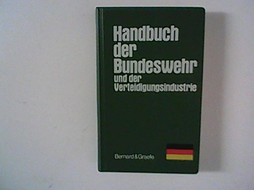 Beispielbild fr Handbuch der Bundeswehr und der Verteidigungsindustrie 1995 zum Verkauf von Bernhard Kiewel Rare Books