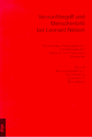 Stock image for Vernunftbegriff und Menschenbild bei Leonard Nelson for sale by medimops