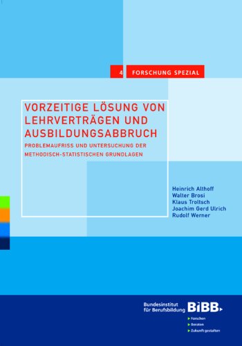 9783763909841: Vorzeitige Lsung von Lehrvertrgen und Ausbildungsabbruch