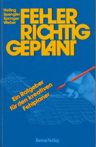 Stock image for Fehler richtig geplant for sale by medimops