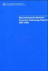 Beispielbild fr Betontechnische Berichte 2001-2003; Concrete Technology Reports 2001-2003 zum Verkauf von Buchmarie