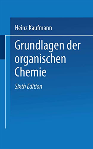 Stock image for Grundlagen der organischen Chemie. for sale by Steamhead Records & Books