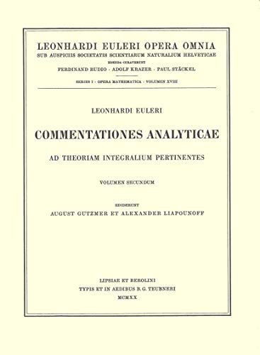 Beispielbild fr Commentationes geometricae 1st part zum Verkauf von Revaluation Books