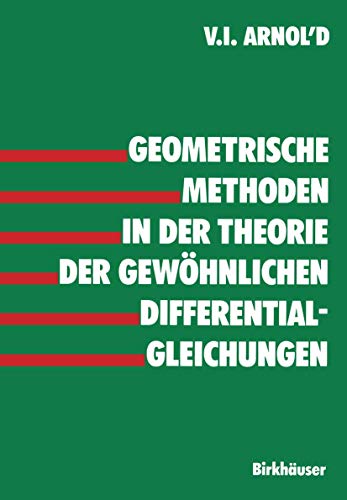 Beispielbild fr Geometric Methods In The Theory Of Ordinary Differential Equations zum Verkauf von Basi6 International