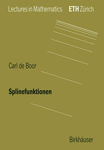 Splinefunktionen. - de Boor, Carl