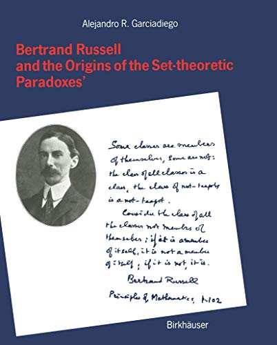 Beispielbild fr Bertrand Russell and the Origins of the Set-theoretic ?Paradoxes? zum Verkauf von suspiratio - online bcherstube