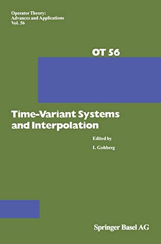 Imagen de archivo de Time-Variant Systems And Interpolation a la venta por GreatBookPrices