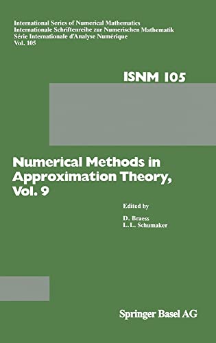 Imagen de archivo de Numerical Methods In Approximation Theory: V. 9 a la venta por GreatBookPrices