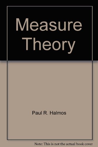 Beispielbild fr Measure Theory zum Verkauf von medimops