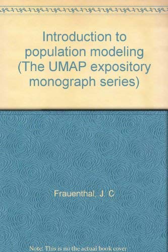 Beispielbild fr Introduction to Population Modeling zum Verkauf von Better World Books