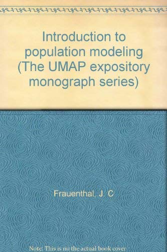 Stock image for Introduction to Population Modeling for sale by Better World Books