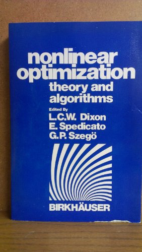 Stock image for Nonlinear Optimization Theory and algorithms for sale by NEPO UG