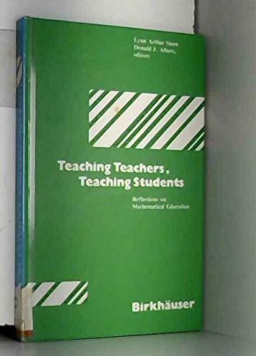 Imagen de archivo de Teaching teachers, teaching students: Reflections on mathematical education a la venta por HPB-Red