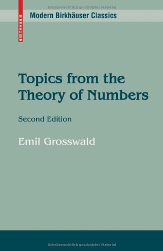 Imagen de archivo de Topics from the Theory of Numbers a la venta por Mispah books