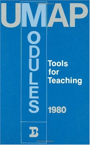 Imagen de archivo de Umap Modules, 1980: Tools for Teaching a la venta por ThriftBooks-Atlanta