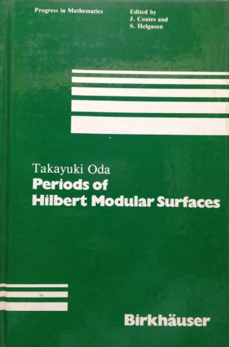 9783764330842: Periods of Hilbert Modular Surfaces: v. 19 (Progress in Mathematics)