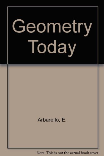Geometry Today - E. Arbarello