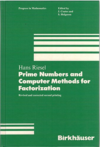 9783764332914: Prime Numbers and Computer Methods for Factorization