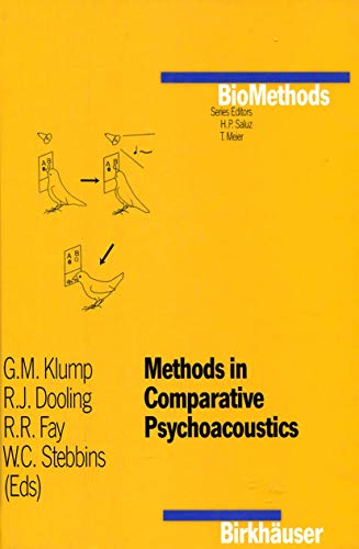 9783764350796: Methods in Comparative Psychoacoustics: v. 6 (Biomethods)
