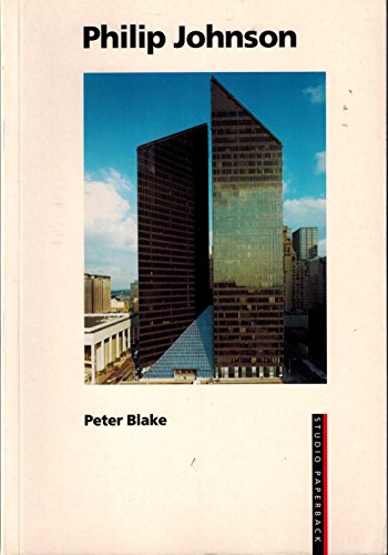 Beispielbild fr Philip Johnson (Studio Paperback) (English and German Edition) zum Verkauf von HPB-Red