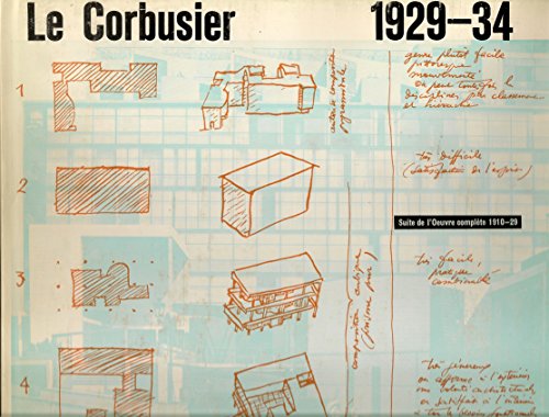 9783764355050: Le Corbusier - Oeuvre complte: Volume 3: 1934-1938 (BIRKHUSER)