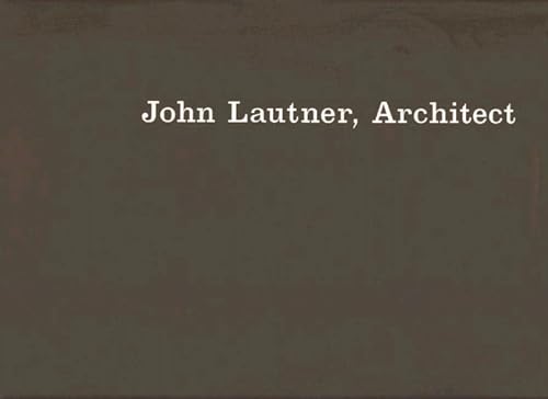 9783764355265: John Lautner: Architect