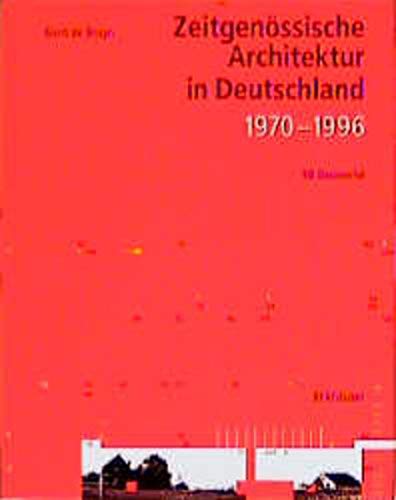 9783764357160: Contemporary Architecture in Germany 1970-1996