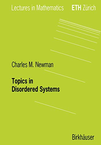 Stock image for Topics in Disordered Systems for sale by Better World Books