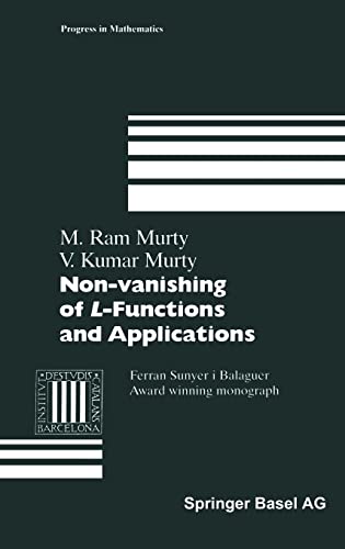 Stock image for Non-vanishing of L-Functions and Applications (Progress in Mathematics) for sale by McCord Books