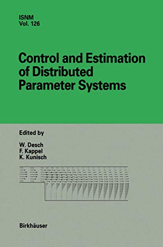 CONTROL AND ESTIMATION OF DISTRIBUTED PARAMETER SYSTEMS: INTERNATIONAL CONFERENCE IN VORAU, AUSTR...