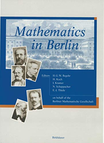 Beispielbild fr Mathematics In Berlin zum Verkauf von Books From California