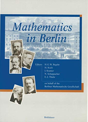 9783764359430: Mathematics in Berlin