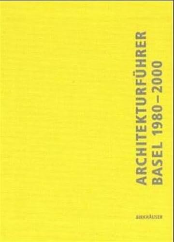 Beispielbild fr Architekturfhrer Basel 1980-2000 zum Verkauf von medimops