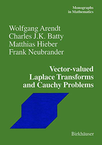 Beispielbild fr Vector-Valued Laplace Transforms and Cauchy Problems zum Verkauf von Phatpocket Limited