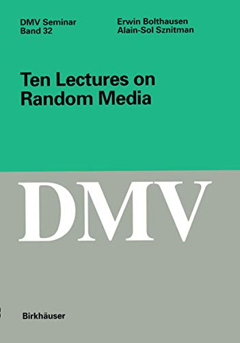 Stock image for Ten Lectures on Random Media (Oberwolfach Seminars, 32) for sale by Lucky's Textbooks