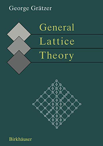 Beispielbild fr General Lattice Theory zum Verkauf von Ammareal