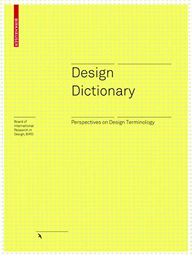 9783764377397: Design Dictionary: Perspectives on Design Terminology