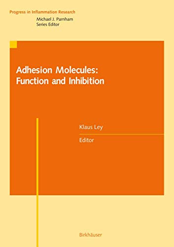 Beispielbild fr Adhesion Molecules : Function and Inhibition zum Verkauf von Better World Books