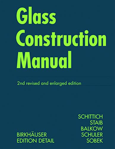 9783764381226: Glass Construction Manual (BIRKHUSER)
